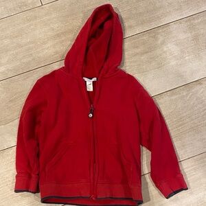 Janie and Jack Vibrant Red Hoodie
